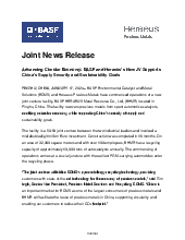 Thumbnail for: EN version Joint news release ECMS Heraeus BHMR FINAL